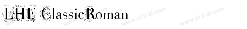 LHF ClassicRoman字体转换